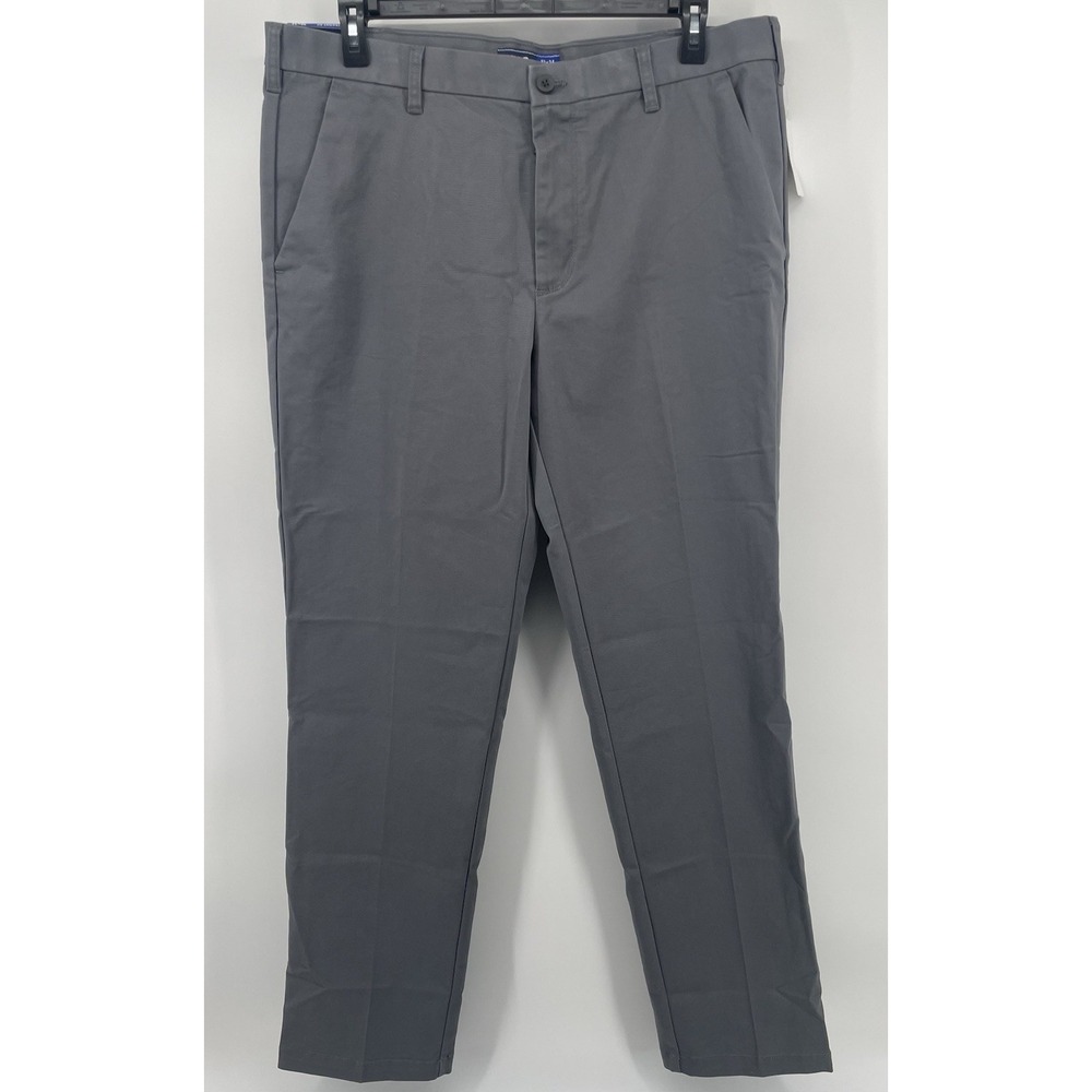 Izod SportFlex Straight Fit Flat Front Chino Pants 38x34 Performance Stretch - Picture 2 of 8